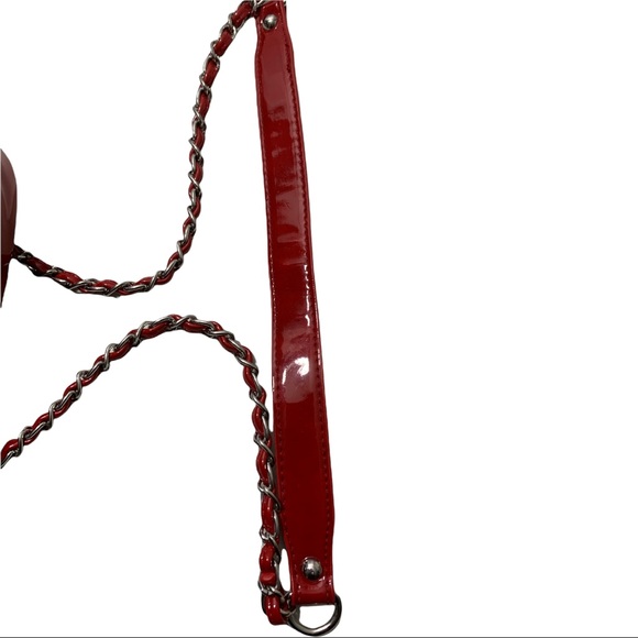 APTO 9Red Patent Leather Shoulder Bag - Picture 9 of 10